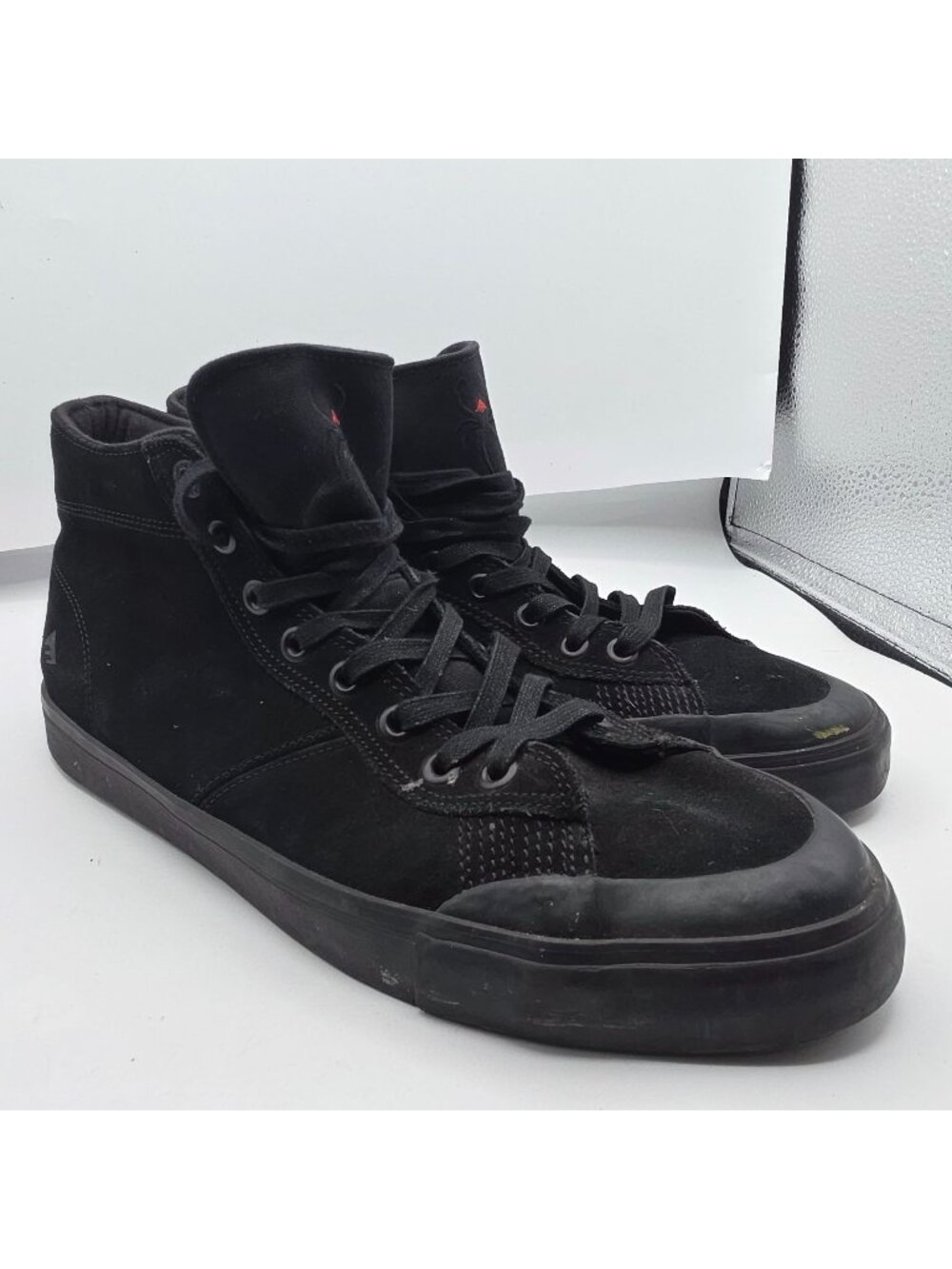 Emerica Indicator High Widow Pack Mens Skate Shoes Size 12 Triple Black Casual